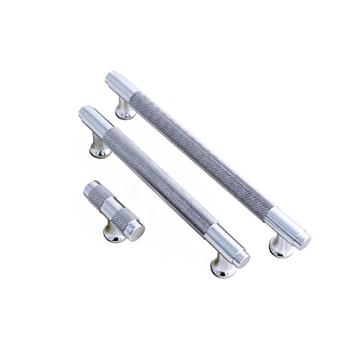 Chrome Knurled Handles