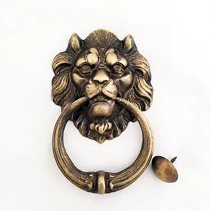 King Lane Lion Head Door Knocker