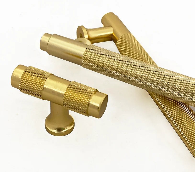 Knurled Handle Gold