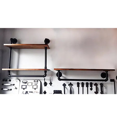 Pipe Shelf & Towel holder