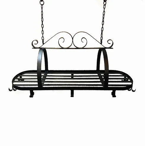 Wrought Iron Island Pot Rack